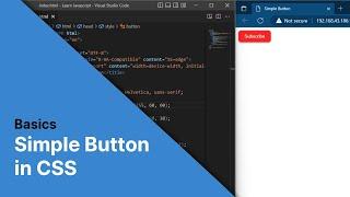 How to create a Simple Button in CSS 3 (basic)