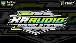 CARA MEMBUAT LOGO SOUND SYSTEM SIMPLE DI IVY DRAW TERBARU 2022