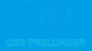 How To Make  Preloader in HTML and CSS | Neumorphism CSS Spinner | CSS Animation