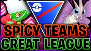 TOP 10 SPICY TEAM WITH *BUFFED* POKEMON FOR SEASON 22 POKEMON GO | GO BATTLE LEAGUE