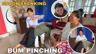 Lap Spanking Vs Bum Pinching / PriyaSheetalShorts / Funny Video