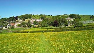 Brassington Village Walk, English Countryside 4K