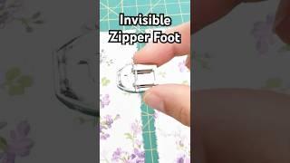 Using an Invisible Zipper Foot 