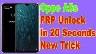 Oppo CPH1909 FRP Bypass In 20 Seconds | Oppo A5s Google Account Bypass In Seconds  A5s Unlock