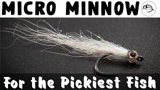 Use This Fly When the Fish Won't Eat - Micro Minnow - Fly Tying Tutorial