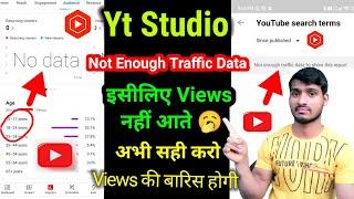 Not Enough Traffic Data To Show This Report Problem | Not Enough Traffic Data To Show This Report Yt