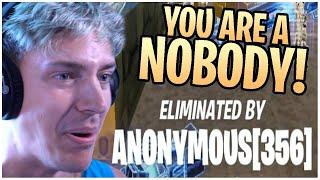 Ninja Explodes After Getting Sick Of Seeing Anonymous Players!