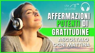 Affermazioni di gratitudine del mattino | Affermazioni positive del mattino | Meditazione profonda