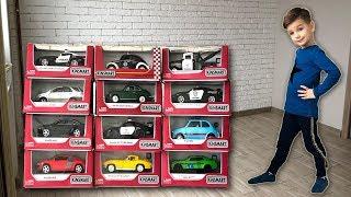 New magic cars. Many new toys from one. Video for kids.