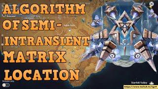 Finding the Algorithm of Semi Intransient Matrix | Genshin Impact 3.1