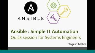 Ansible Online Training - Part 1