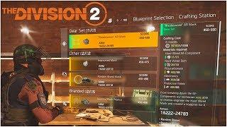 HOW TO EASILY FARM COMPONENTS AND TECH FOR THE HARD WIRED GEAR SET!! - The Division 2 Tips & Tricks