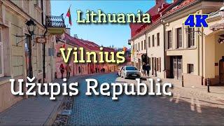 Lithuania vlog: Vilnius Užupis Republic and Vilnius Old Town 4K #vilnius #uzupis #lithuania