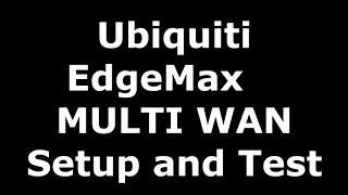 Ubiquiti EdgeMax EdgeRouter X MULTI WAN x4 Setup and Test