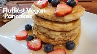 The Fluffiest Vegan Pancakes Recipe || KendraCookingTyme