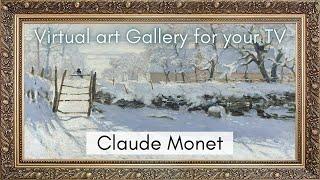 Claude Monet Art Collection for your TV | Virtual Art Gallery | 3 Hr | 4K Ultra HD