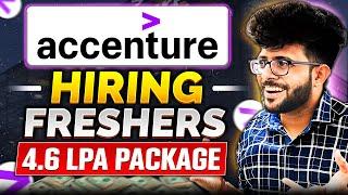 Accenture OFF Campus Hiring | 4.6 LAKH Package | Eligibility Criteria | Hiring Process | #LMT
