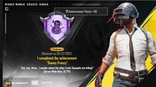 How to complete Snowy Frenzy Achievement | Snowy Frenzy Achievement ko kaise pura kare | Easy Trick