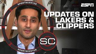 Shams Charania discusses impact of L.A. fires on Clippers and Lakers | SportsCenter