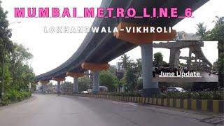 Lokhandwala to Vikhroli Metro Line| Pushed to 2026| Work progress| #wanderingkhan #infranews