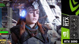 Horizon Zero Dawn Patch 1.10 Ultimate Settings 4K Performance | RTX 3090 | 5950X