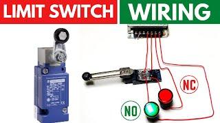 Limit Switch Connection/Wiring with AC/DC Load II Working of Limit Switch