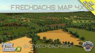 BEAUTIFUL NEW 4X MAP FOR FS25! - Freche Dachskarte by Kaffeekirsche, Farming Simulator 25