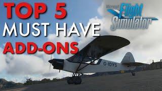 MUST HAVE FREE ADDONS For Microsoft Flight Simulator | FS2020 Top 5 Mods