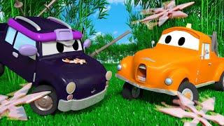 Малышка Пикл - ниндзя - Малярная Мастерская Тома в Автомобильный Город  детский мультфильм