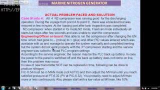 Starting Problem - Nitrogen Generator