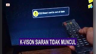 solusi kvision e22: smart card is out of date #kvision #daftarpaketkvision #receiverparabola