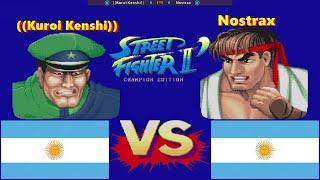 Street Fighter II': Champion Edition-((Kuroi Kenshi)) vs Nostrax FT5