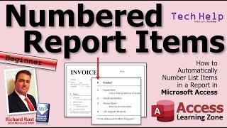 How to Automatically Number List Items in a Report in Microsoft Access