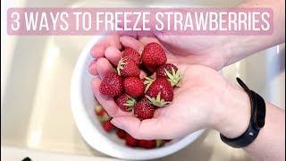 How to Freeze Strawberries, 3 Ways Including 1 Lazy Way