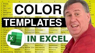 Excel - Create & Save Custom Color Templates in Excel | Excel 97-2003 Limitations - Episode 527