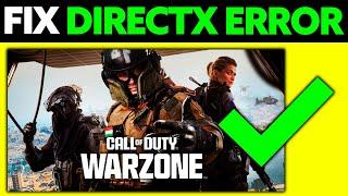 How To FIX Directx Error in COD Warzone (2025) - Step by Step