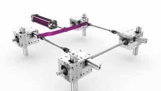 Kombinationsmöglichkeiten der LEANTECHNIK Getriebe / Combination Possibilities