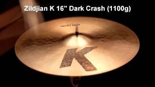 Zildjian K 16" Dark Crash (1100g)