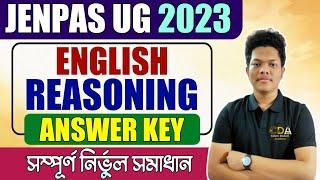 JENPAS UG 2023 Logical Reasoning Answer Key | JENPAS UG English Answer | JENPAS UG Answer Key 2023