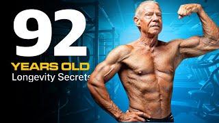 World’s Oldest Bodybuilder at 92 l Jim Arrington who Unlocks Longevity!