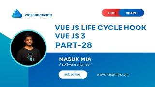 vue js 3  exploring life cycle hooks vue 3 part #28