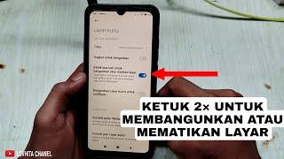 tutor ketuk 2 kali untuk mematikan dan menghidupkan layar di xiaomi