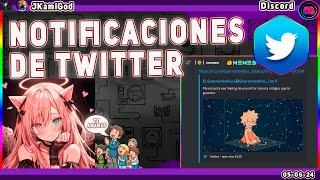 🟣Bot para notificaciones de Twitter - Nekotina Discord  JKamiGod