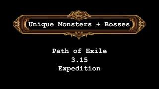 Path Of Exile - 3.15 - Unique Monster - Kraityn