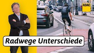 Radweg, Radfahrstreifen & Schutzstreifen - Was müssen Radfahrer und Autofahrer beachten? | ADAC