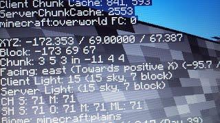 How to see your coordinates in minecraft java or windows 10 edition 2020