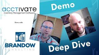 Acctivate inventory software deep dive demo part 1 Intro and Sales Order