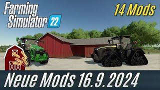 Modhub Mods vom 16.9.2024: John Deere, Fendt, Geräte und tolle Gebäude