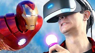 Железный Человек PS VR Прохождение - Часть 1 - САМОЛЁТ СТАРКА
