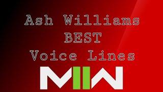 Ash Williams Operator Best Voice Lines MW2/WZ2